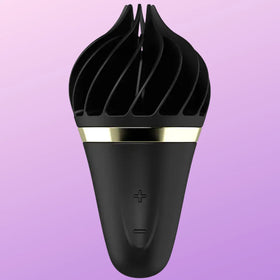 Satisfyer Sweet Treat Spinnator Şarjlı Vibratör-Black