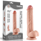 Lovetoy Sliding Skin Dildo Hareketli Deri Özellikli 24 Cm Realistik Penis