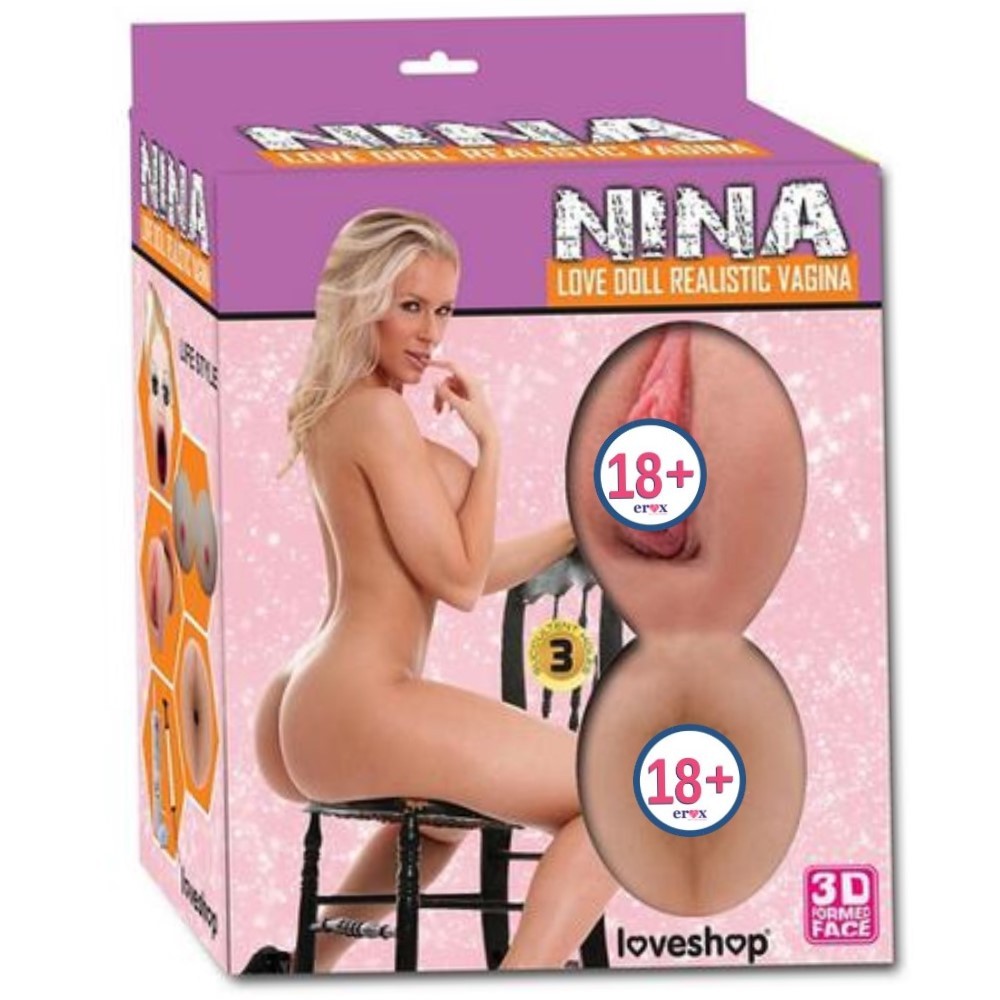 Nina Büyük Göğüslü Realistik Şişme Manken