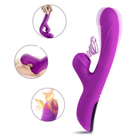 Erox Wendy Emiş Güçlü Isıtmalı Rabbit Vibratör