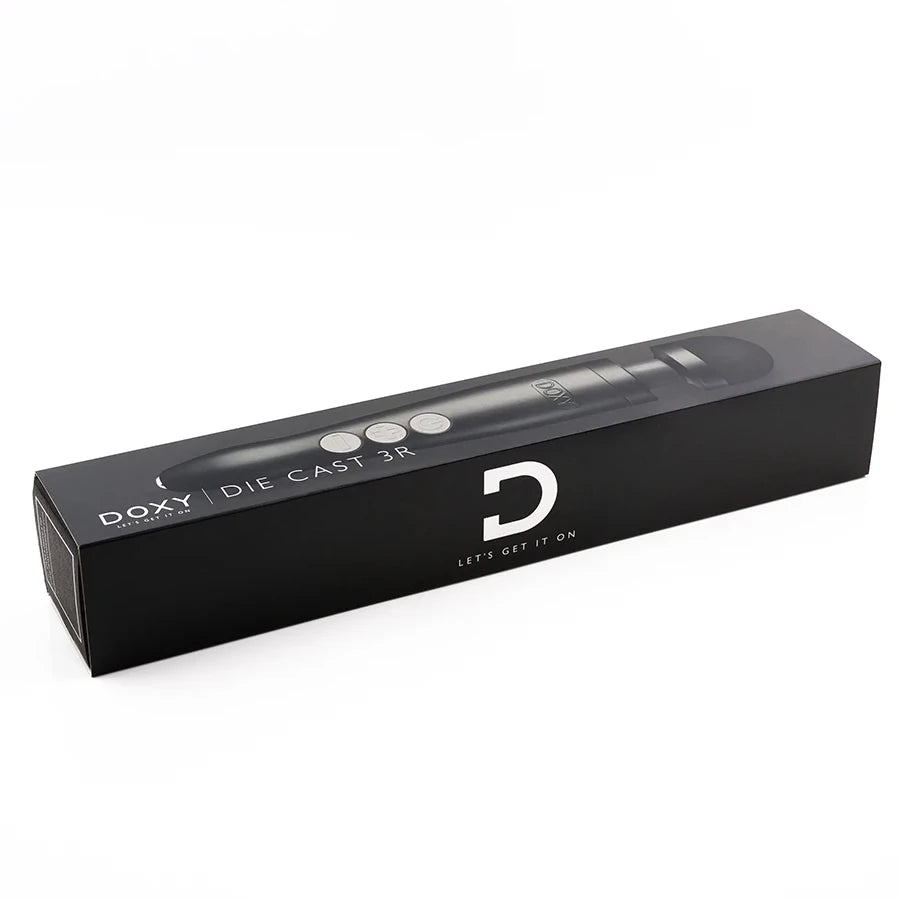 Doxy Die Cast 3R Reachargeable Wand Şarj Edilebilir Masaj Aleti-Black