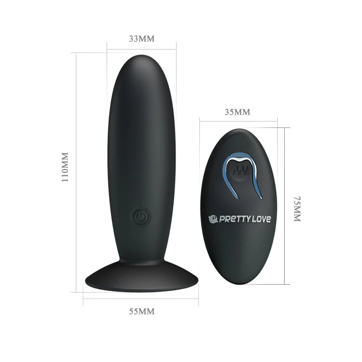 Pretty Love Uzaktan Kumandalı Titreşimli Anal Plug
