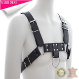 Erox Dreams %100 Hakiki Deri Fetiş Erkek Harness Vücut Kemeri