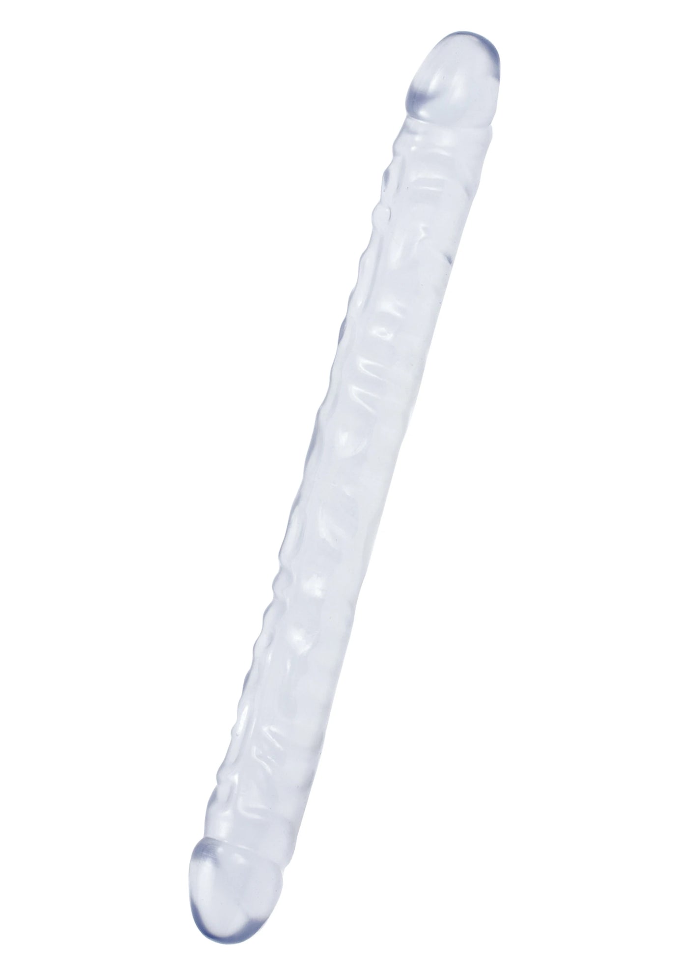 Doc Johnson Cyrstal Jellies 45 Cm Çift Taraflı Realistik Jel Penis-Şeffaf