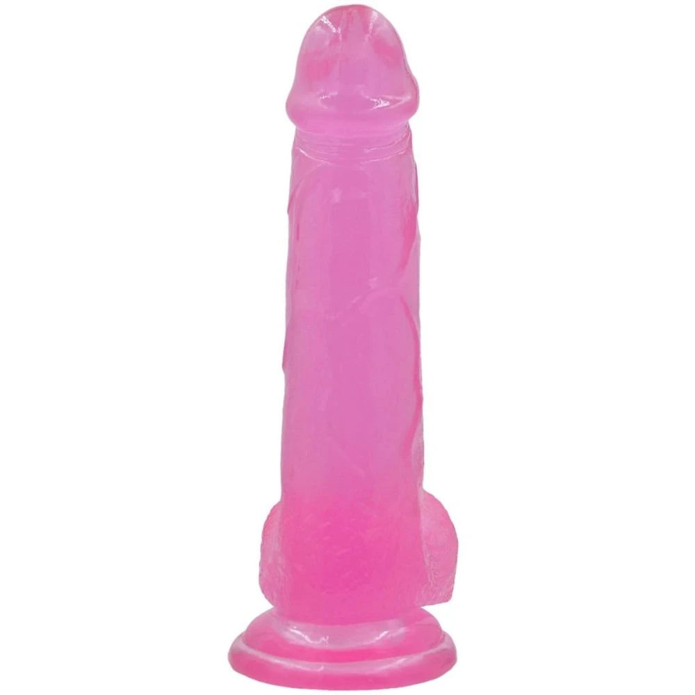 Lovetoy Jelly Studs Pink Large 20 cm Jel Dildo LV3100