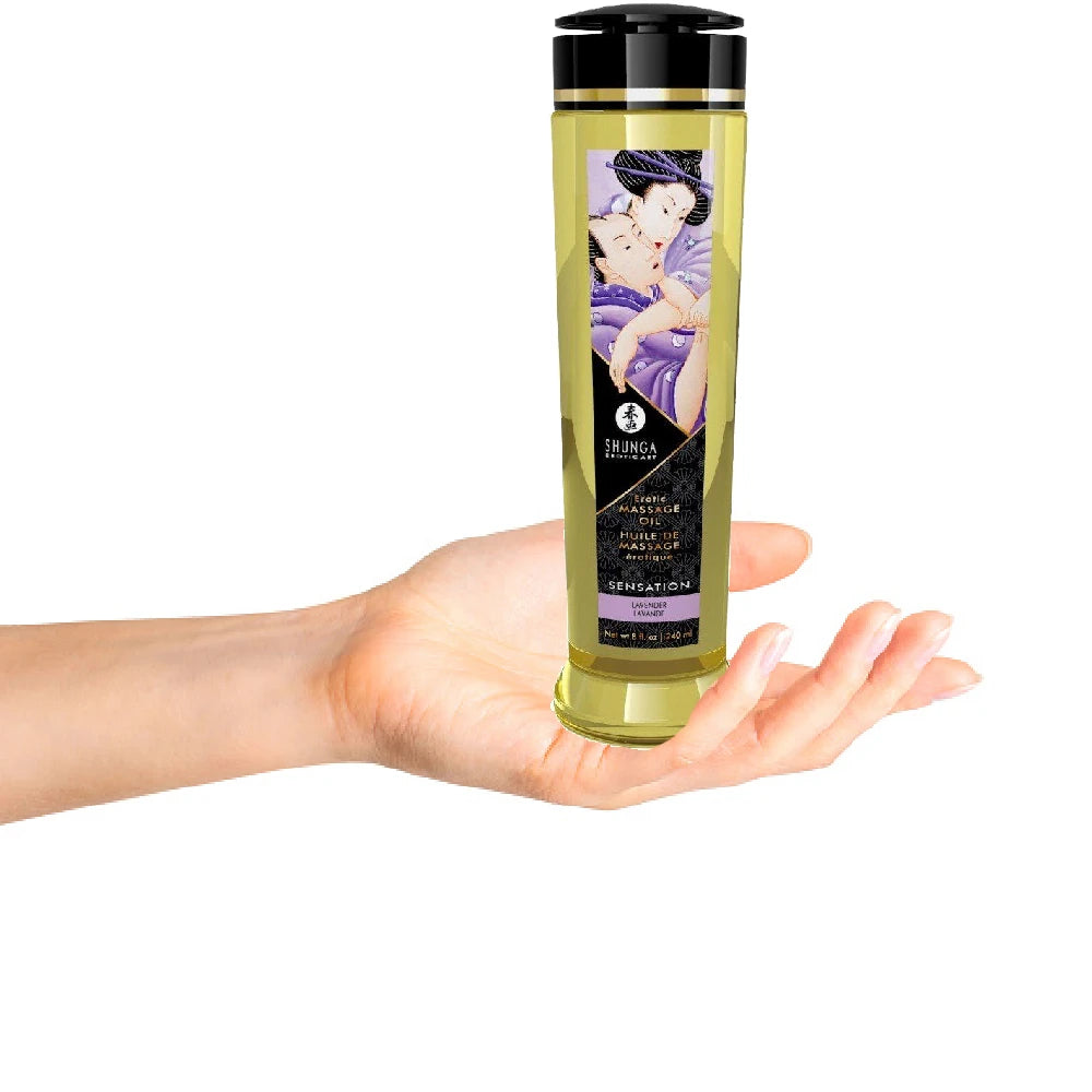 Shunga Massage Oil Lavanta Aromalı Masaj Yağı 240 Ml.