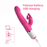 Dibe Sex Massager Emiş Güçlü ve İleri Geri Hareketli Rabbit Vibratör