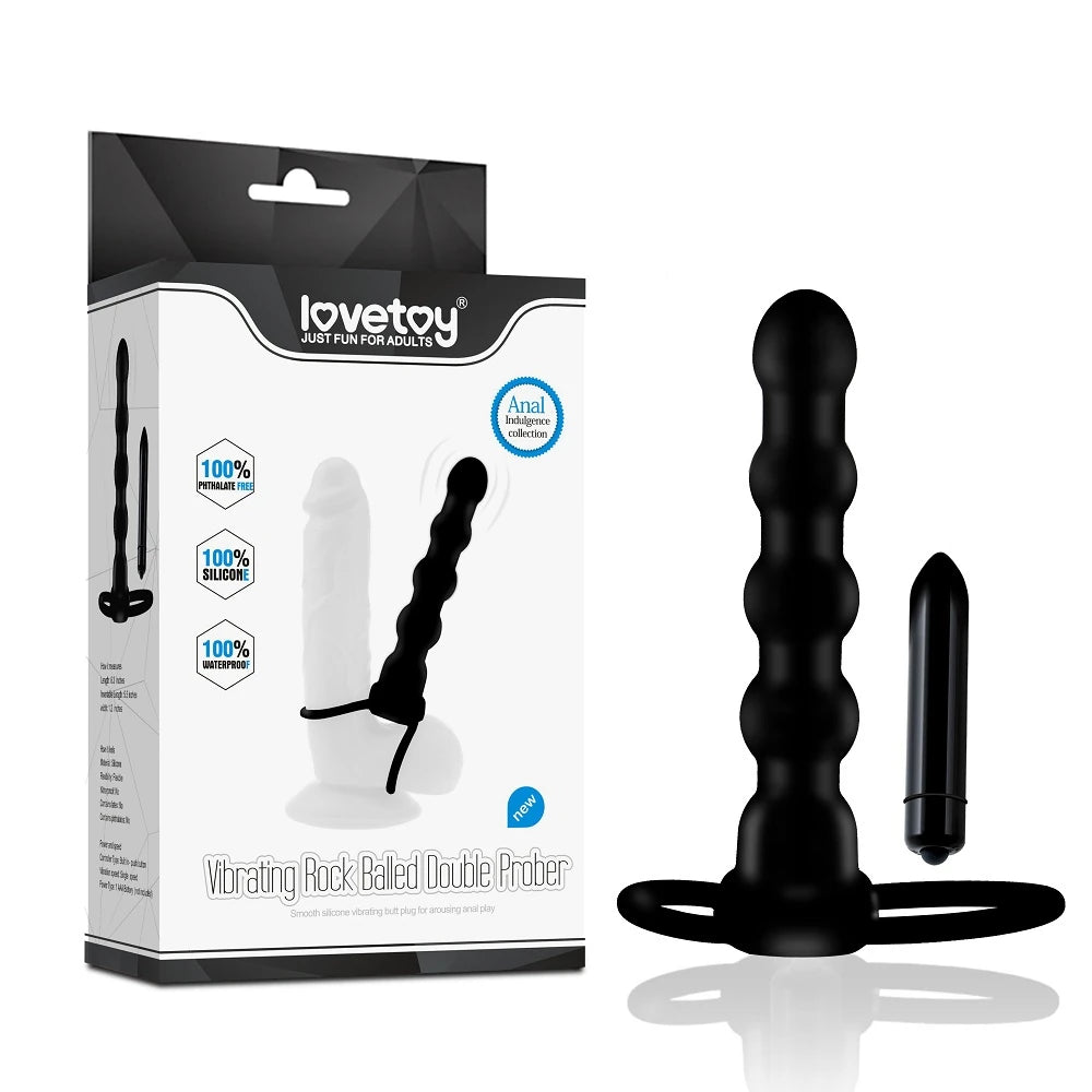 Lovetoy Vibrating Rock Balled Testis Bağlamalı Anal Vibratör