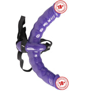 Pipedream Fetish Fantasy Double Delight Straples Biseksüel Dildo Mor