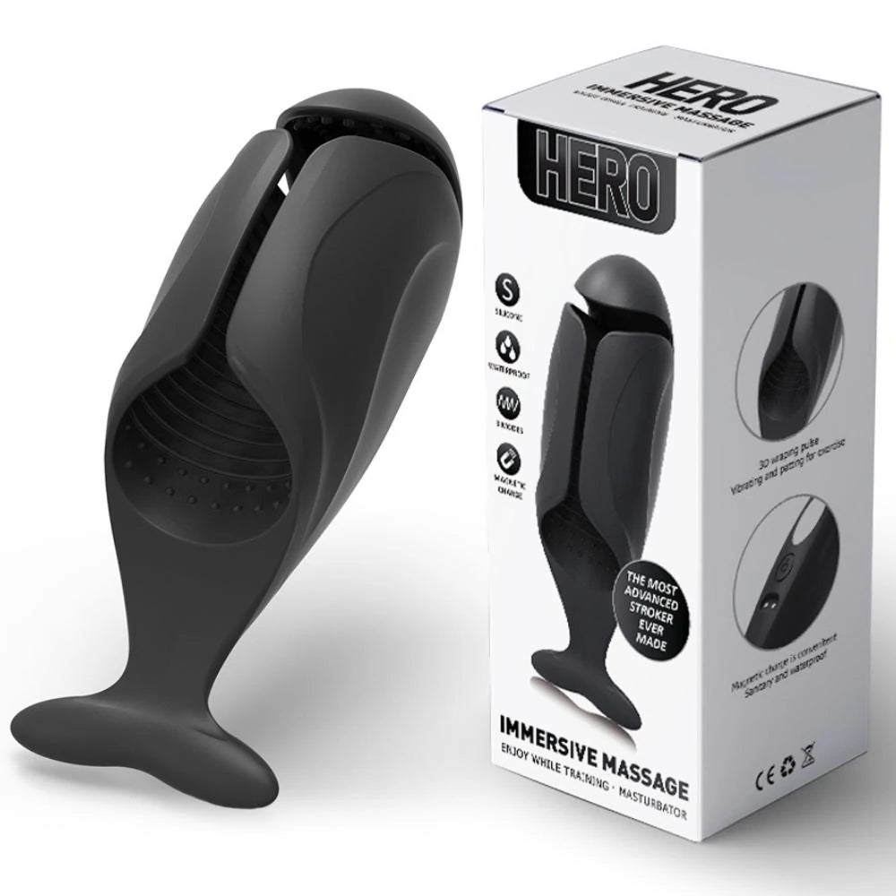 Hero İmmersive Massage Titreşimli Stroker Mastubator