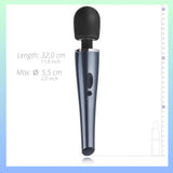 Teazers Flexible Head Lightning Wand Vibratör-Black