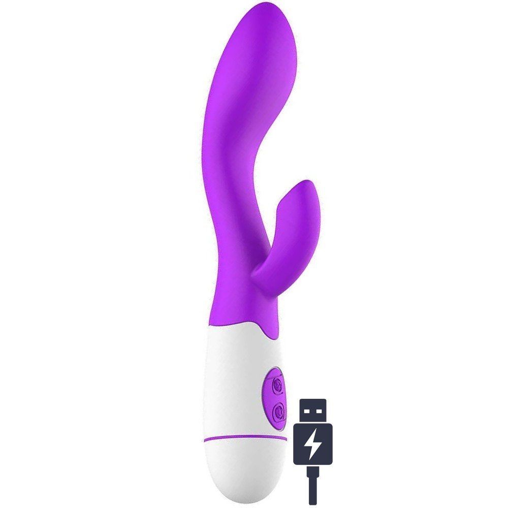 Erox Mix Vibe Curve 30 Modlu Şarjlı Rabbit Vibratör-Purple