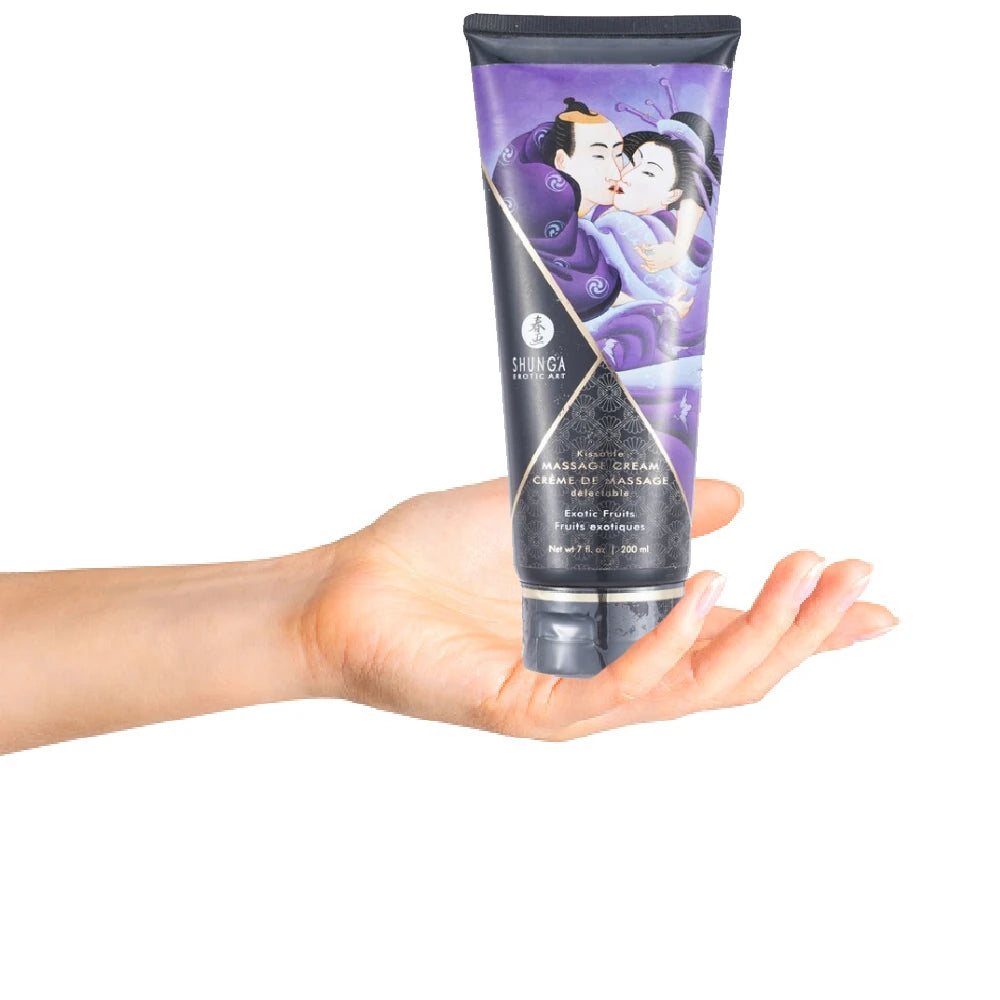 Shunga Kissable Massage Cream Exotic Fruits Öpülebilir Masaj Jeli 200 Ml.