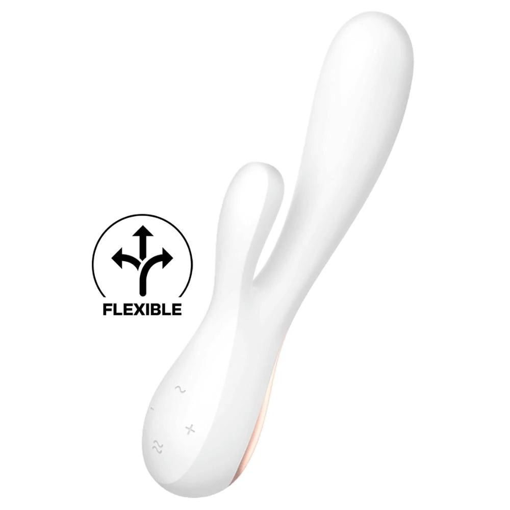 Satisfyer Mono Flex Telefon Kontrollü Rabbit Vibratör-White