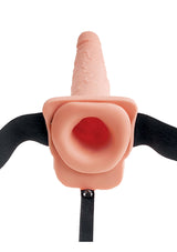 Pipedream Fetish Fantasy Series 9'' Hollow Boşalabilir Realistik Strapon