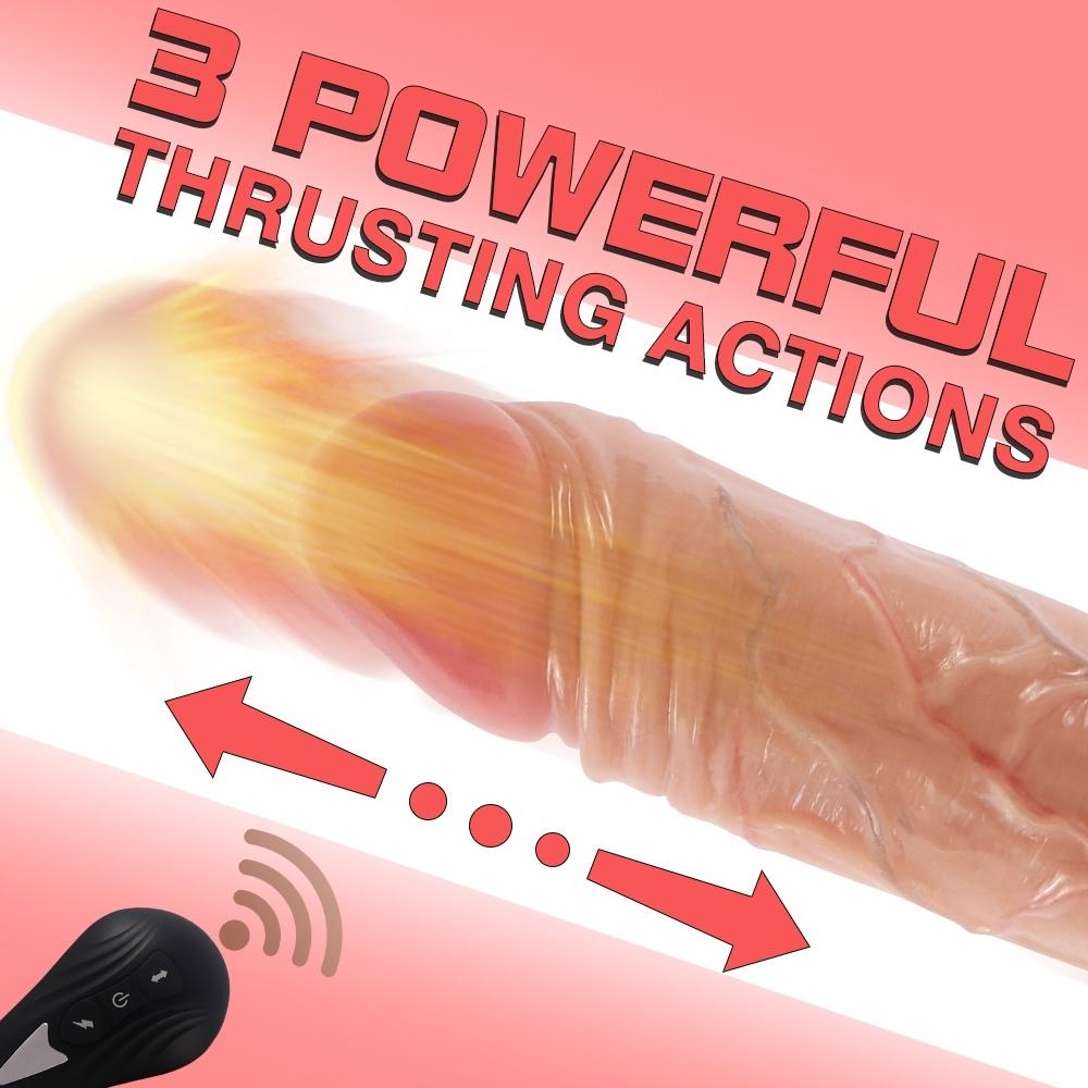 Shequ Marvin 20 Cm İleri Geri Hareketli Realistik Penis