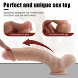 Xise Dildo Series Spartacus 24 cm Realistik Penis XS-WBC10003-Flesh