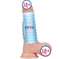 Lovetoy Wave Knights Ring Blue Titreşimli Yarım Penis Kılıfı
