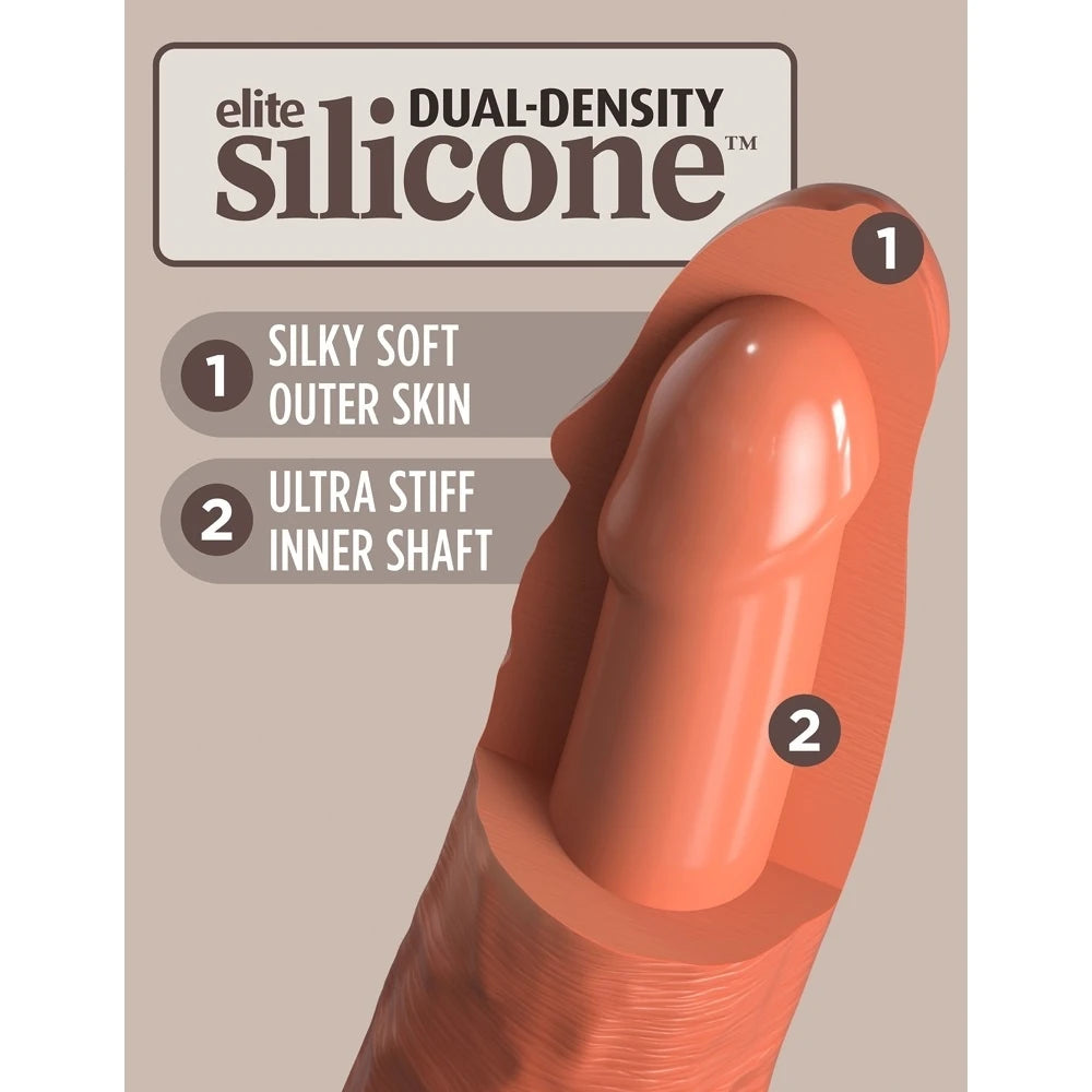 Pipedream King Cock Elite 8 İnch Dual Density Silicone Cock Realistik Penis