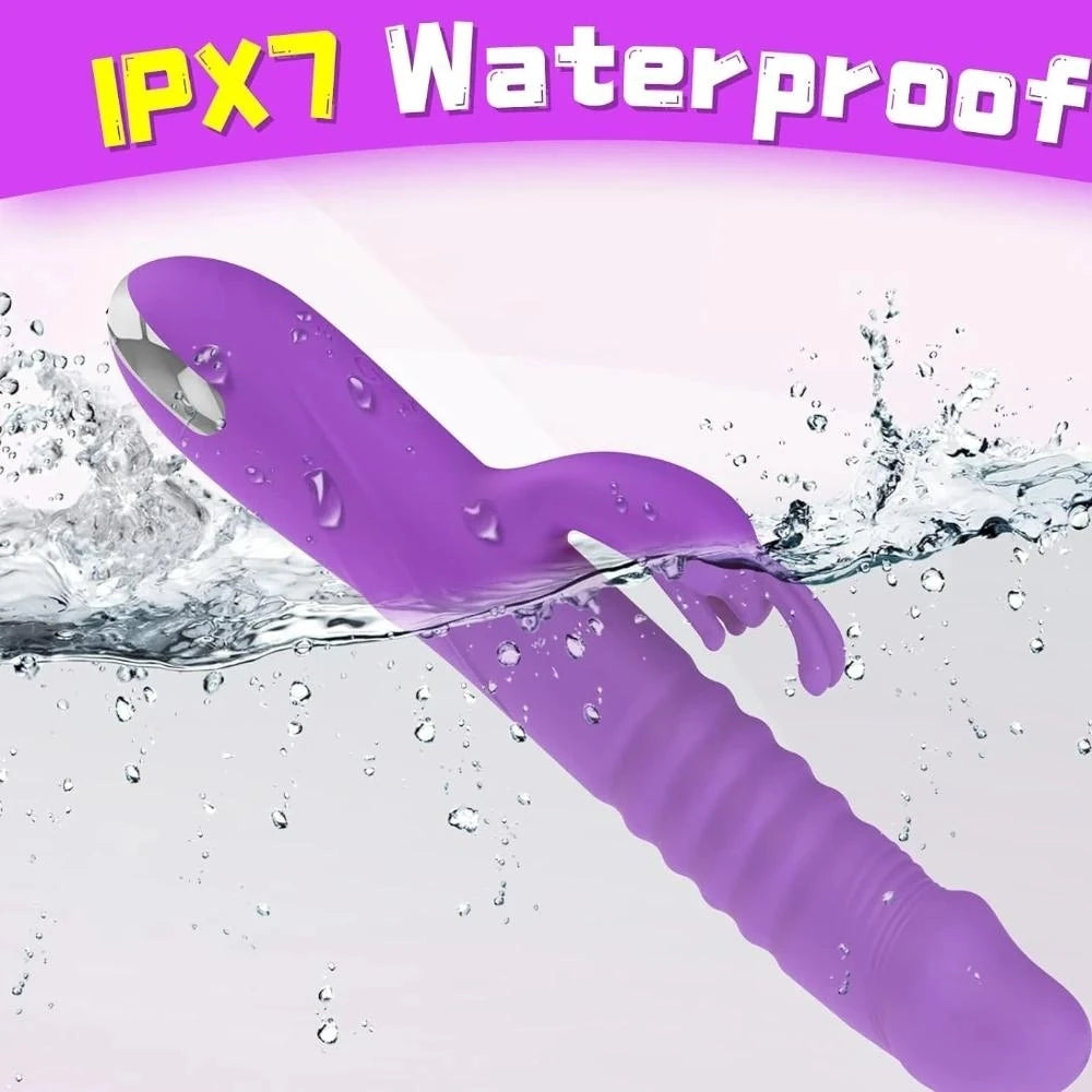 Erox G-Fantasy Aise Bionic Design İleri Geri Hareketli Rabbit Vibratör