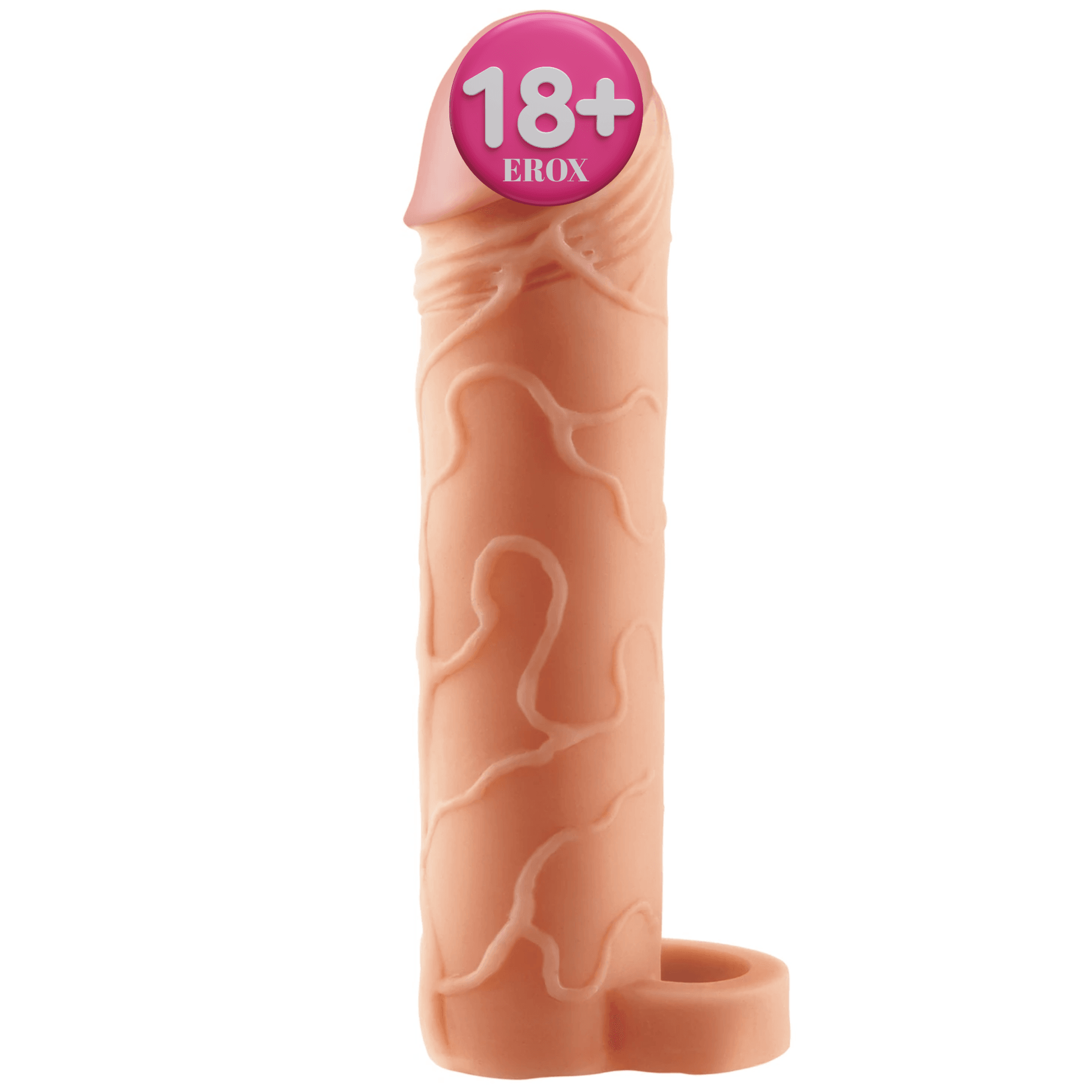 Pipedream Fantasy X-Tensions Perfect 1'' Testis Geçirmeli Amerikan Penis Kılıfı