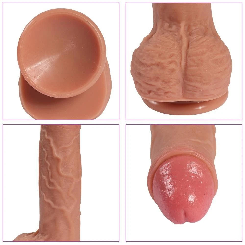 Dildo Series Mlsice 20 Cm Çift Katmanlı Gerçekçi Realistik Penis