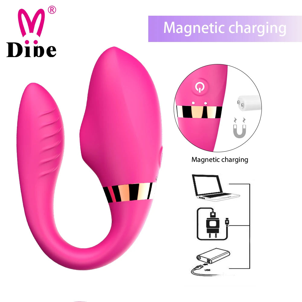 Dibe Sucking Uzaktan Kumandalı Emiş Güçlü Vibratör