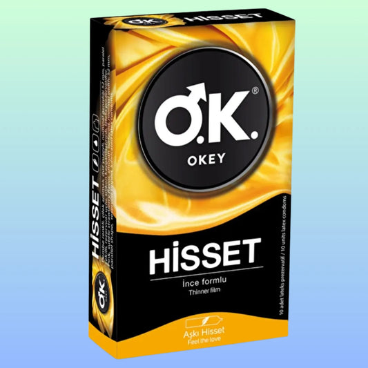 Okey Hisset 10'lu Prezervatif Kondom