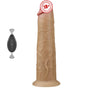 Lovetoy Dual Layered Platinum Silicone 25.3 Cm Titreşimli Realistik Penis