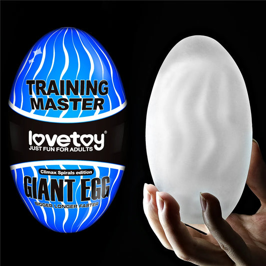 Lovetoy Giant Egg Climax Spirals Edition Masturbator