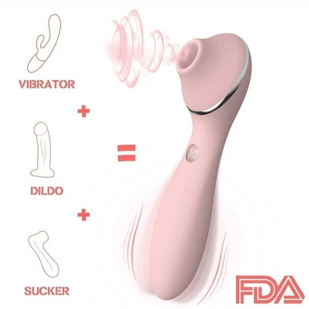 KissToy Polly Air Pulse Warming Vibe Red Püskürtmeli Isıtmalı Vibratör