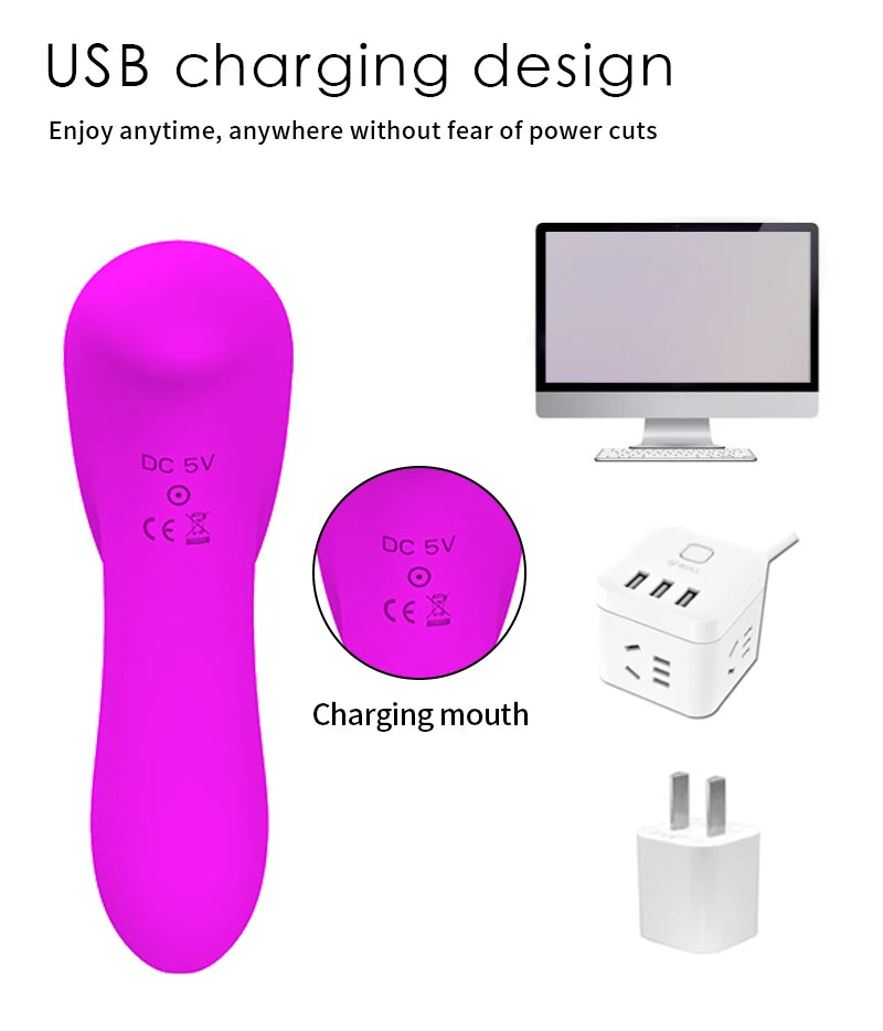 Erox G-Stimulation Vibe Purple Emiş Güçlü Vibratör