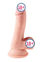 King Cock Triple Density 17 Cm 3D Gerçekçi Realistik Penis