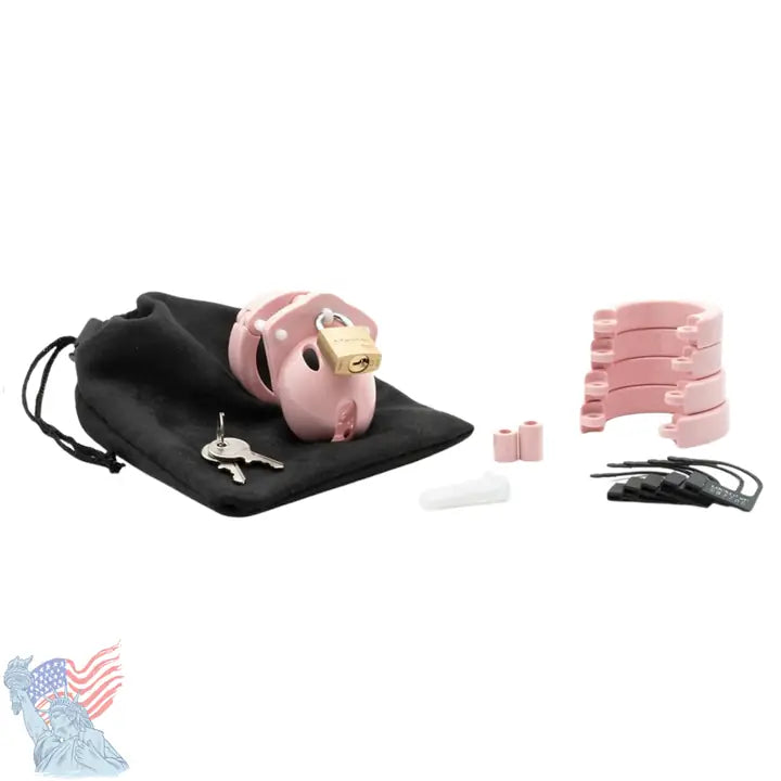 CB-X CB-X Mini Me Chastity Cage Kit Penis Kilidi-Pink