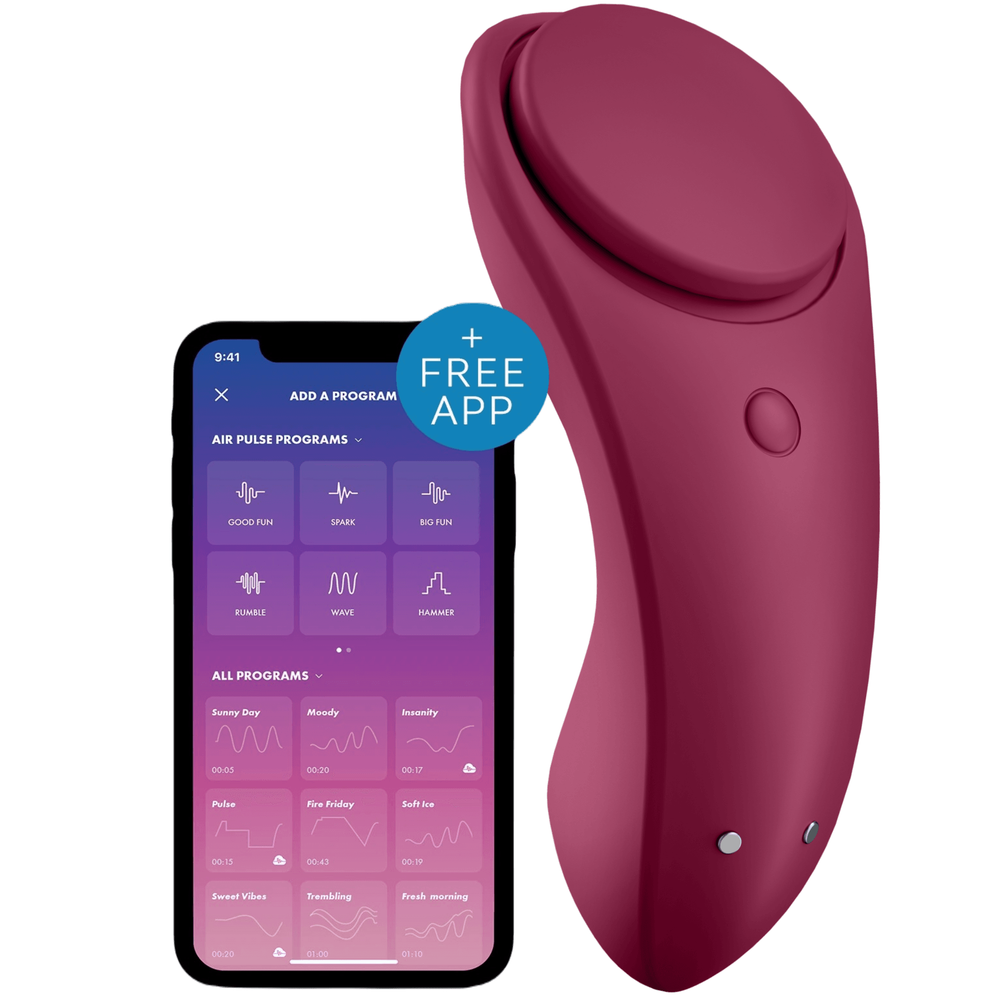 Satisfyer Sexy Secret Telefon Uyumlu Giyilebilir Vibratör