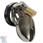 CB-X CB-6000S Chastity Cage Kit Chrome Penis Kilidi