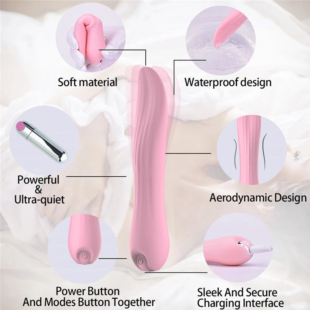 Erox Licking Vibration Clear 10 Mod Darbeli Dil Vibratör