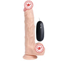 Xise Dildo Series Victory Hero 24 cm Titreşimli Realistik Penis XS-WBC10005-Flesh