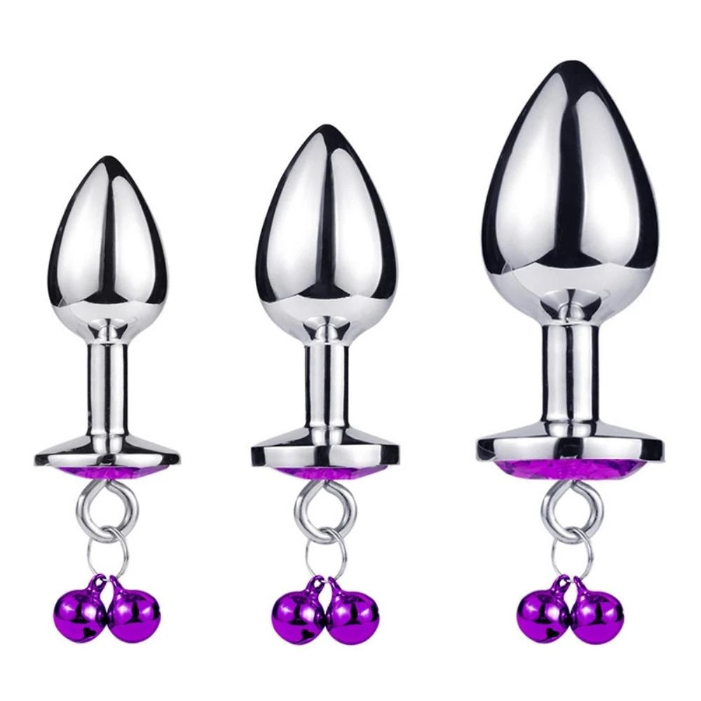 Erox Asslock Zilli ve Tasmalı Small Anal Plug