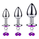 Erox Asslock Zilli ve Tasmalı Small Anal Plug