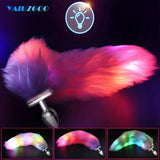 Erox The Anal Fantasy Led Lamp Tail Plug Işıklı Kuyruklu Anal Plug