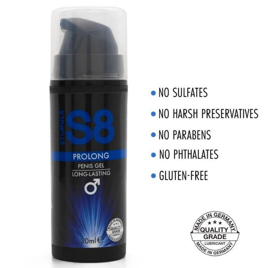 S8 Prolong Penis Gel Erkeklere Özel Penis Kremi 30 Ml