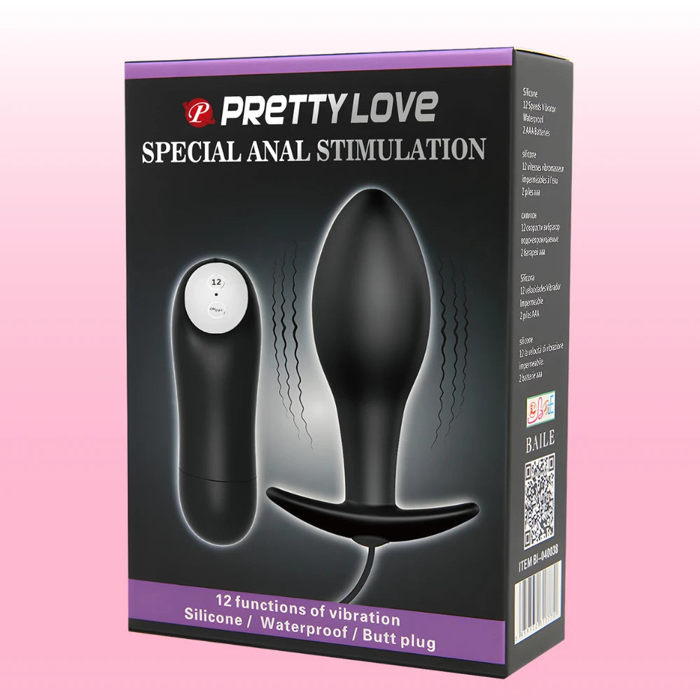 Pretty Love Anal Stimulation 12 Mod Titreşimli Anal Plug BI-040038