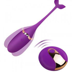 Erox Private Mini Massager Vibe Giyilebilir Uzaktan Kumandalı Mini Vibratör-Purple