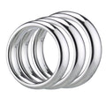 Calexotics Silver Ring 3 Piece Set Metal Penis Halkası Seti