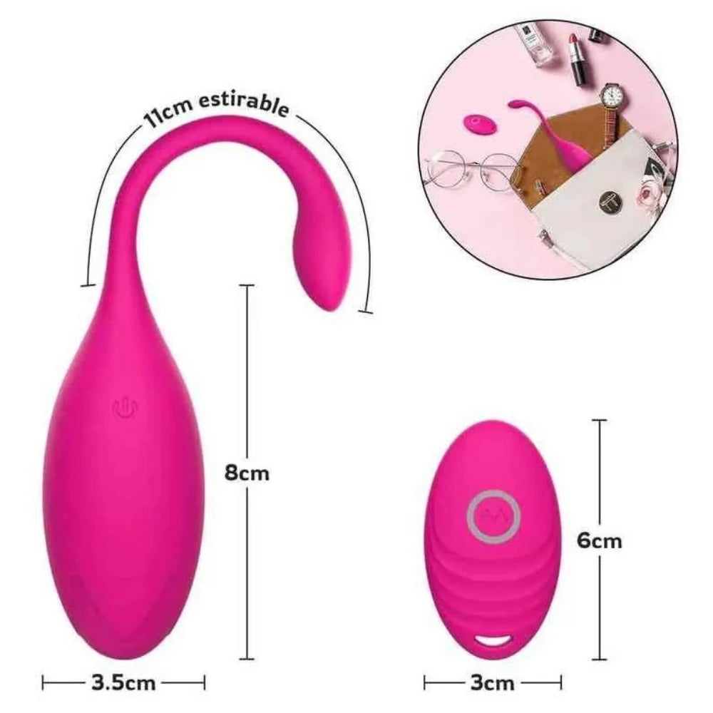 Erox Benwa Balls Uzaktan Kumandalı Kegel Egzersiz Vibratörü-Black