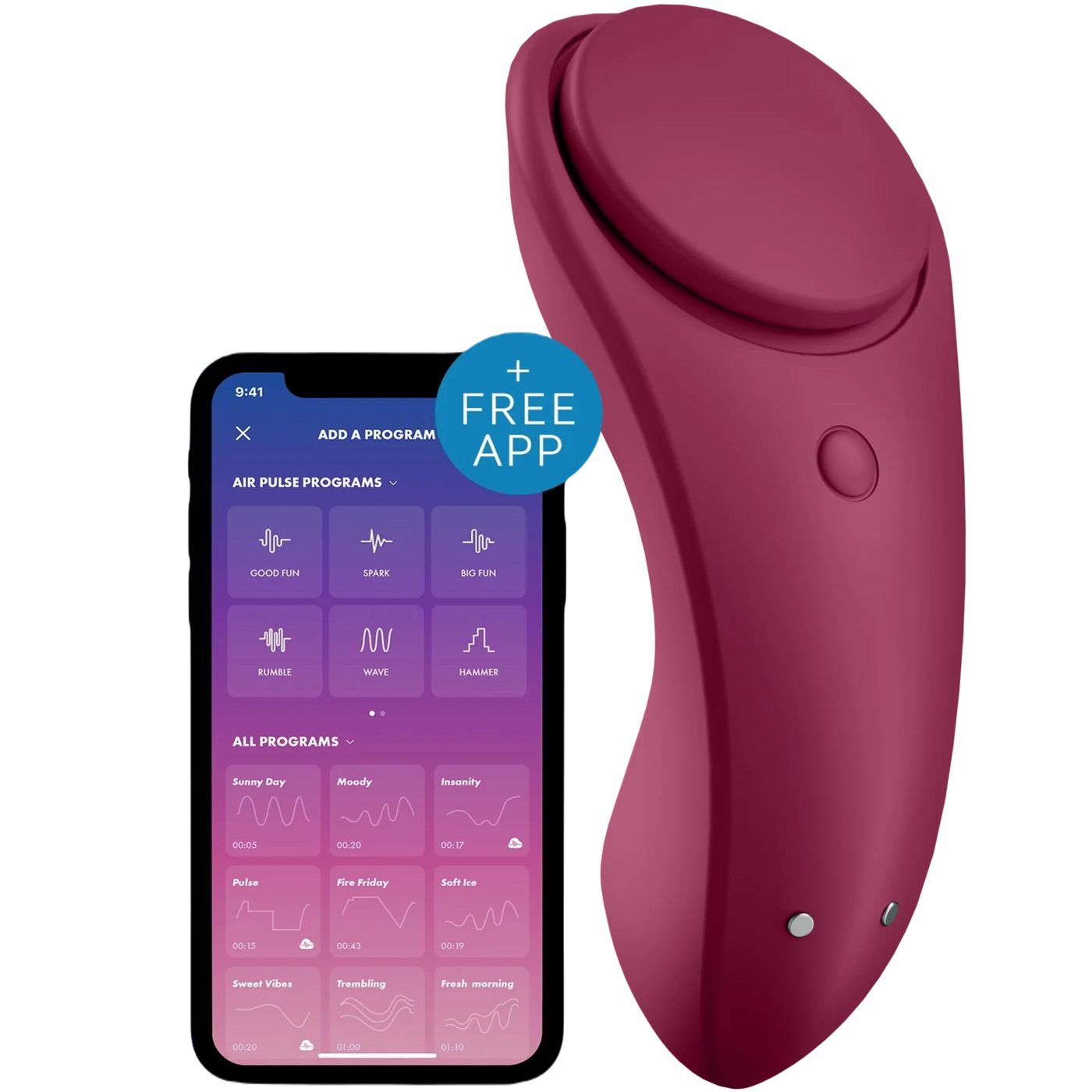 Satisfyer Sexy Secret Telefon Uyumlu Giyilebilir Vibratör