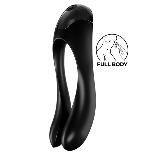 Satisfyer Candy Cane Black Finger Parmak Vibratör