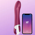 Satisfyer Big Heat Telefon Kontrollü Isıtmalı Vibratör