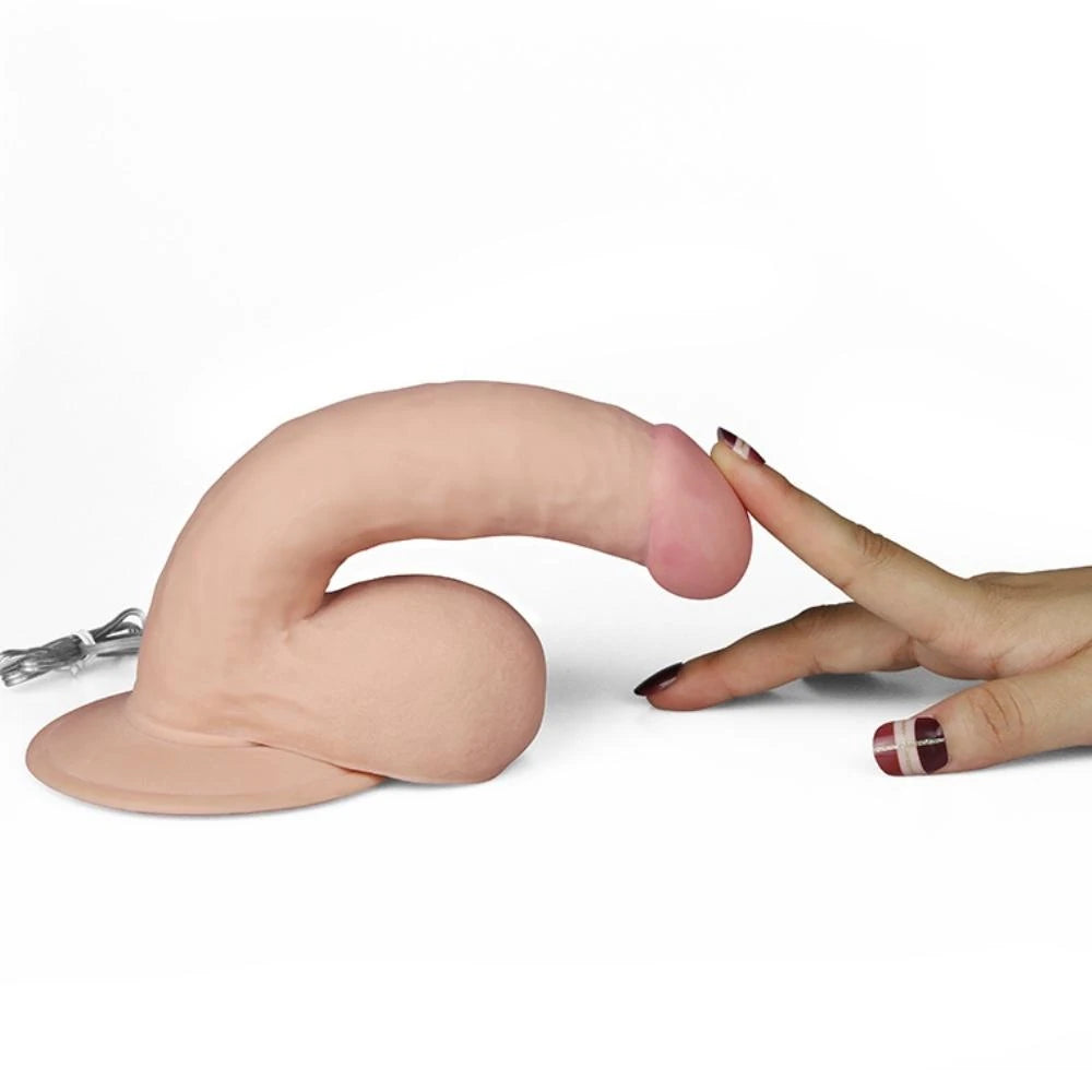 Lovetoy The Ultra Soft Dude Dildo 18 Cm Titreşimli Realistik Penis